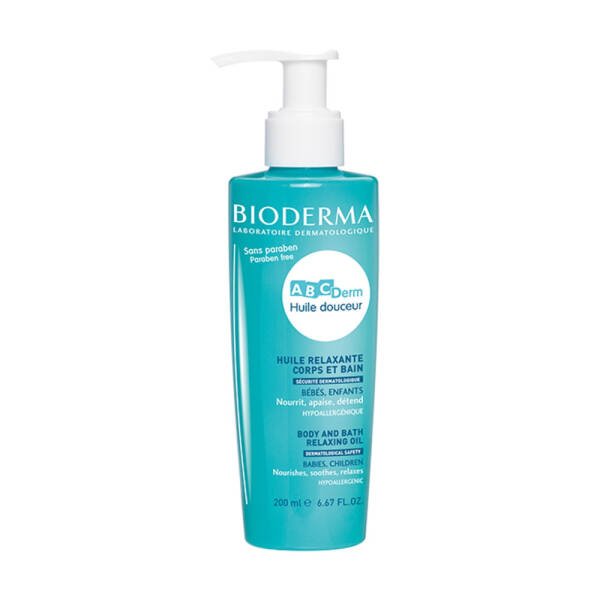 Bioderma ABCDerm Relaxing Oil Bebek ve Çocuklar için Masaj Yağı 200 ml - 1
