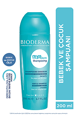 Bioderma ABCDerm Shampooing Bebek ve Çocuk Şampuanı 200 ml - Bioderma (1)