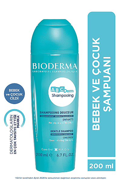 Bioderma ABCDerm Shampooing Bebek ve Çocuk Şampuanı 200 ml - 2