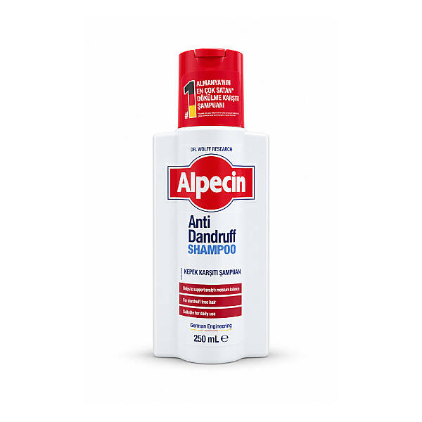 Alpecin Anti Dandruff Shampoo Kepek Karşıtı Şampuan 250 ml - 1