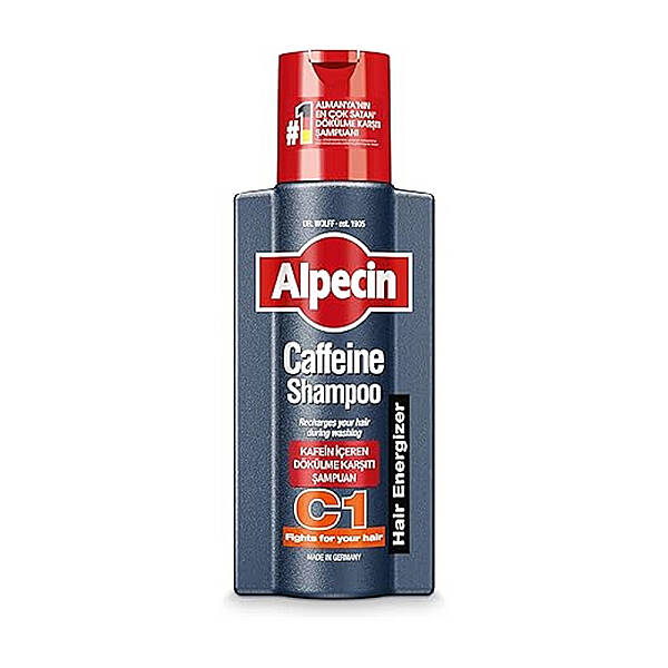 Alpecin Caffeine Shampoo C1-Kafein İçeren Dökülme Karşıtı Şampuan 250 ml - 1