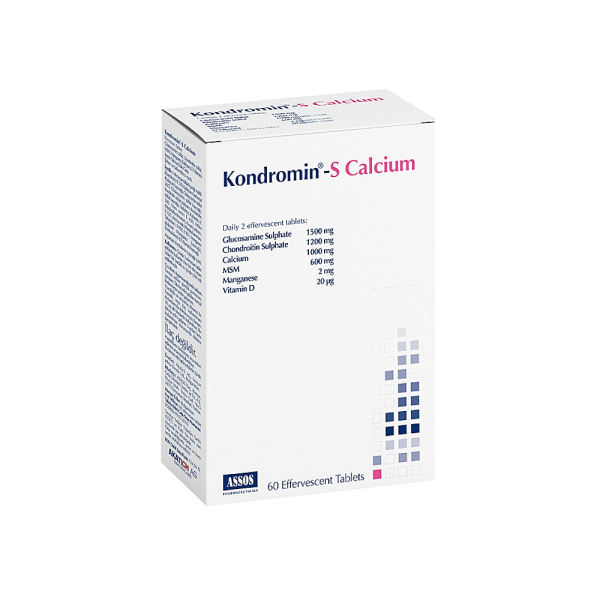 Assos Kondromin -S Calcium 60 Efervesan Tablet Takviye Edici Gıda - 1