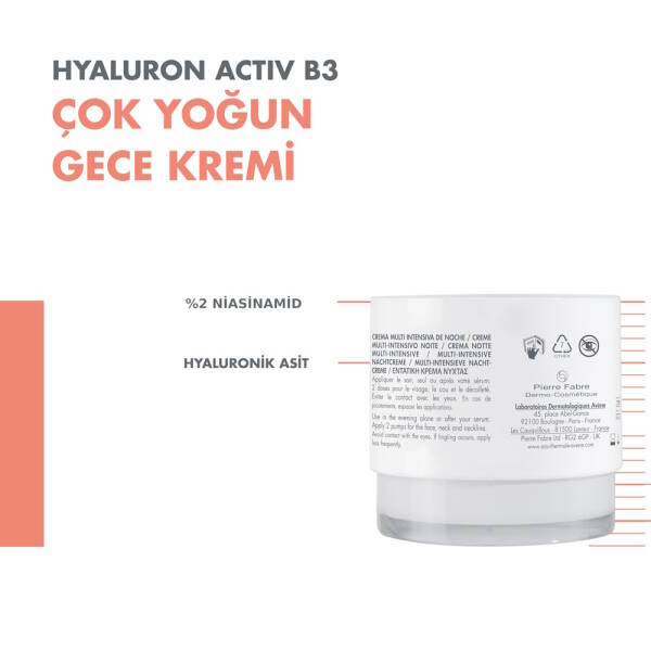 Avene Hyaluron Activ B3 Çok Yoğun Gece Kremi 40ml - 2