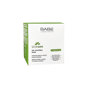 Babe Stop AKN Oil Control Pads - Akne Karşıtı Bakım Pedi 60 Ped - Babe