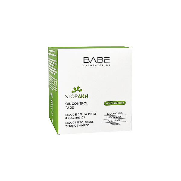 Babe Stop AKN Oil Control Pads - Akne Karşıtı Bakım Pedi 60 Ped - 1
