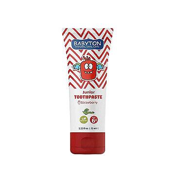Babyton Junior Toothpaste +6 Yaş Çilekli Diş Macunu 75 ml - Babyton