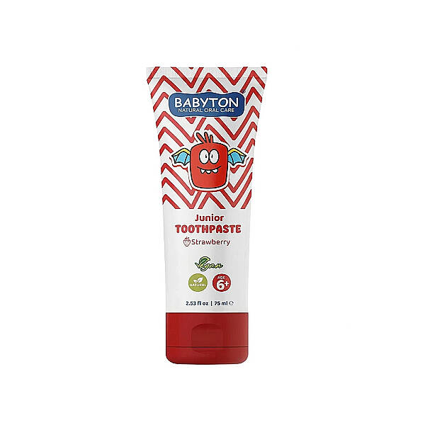 Babyton Junior Toothpaste +6 Yaş Çilekli Diş Macunu 75 ml - 1