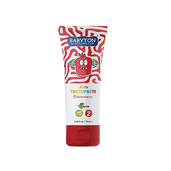 Babyton Kids Toothpaste +2 Yaş Çilekli Diş Macunu 75 ml - 1