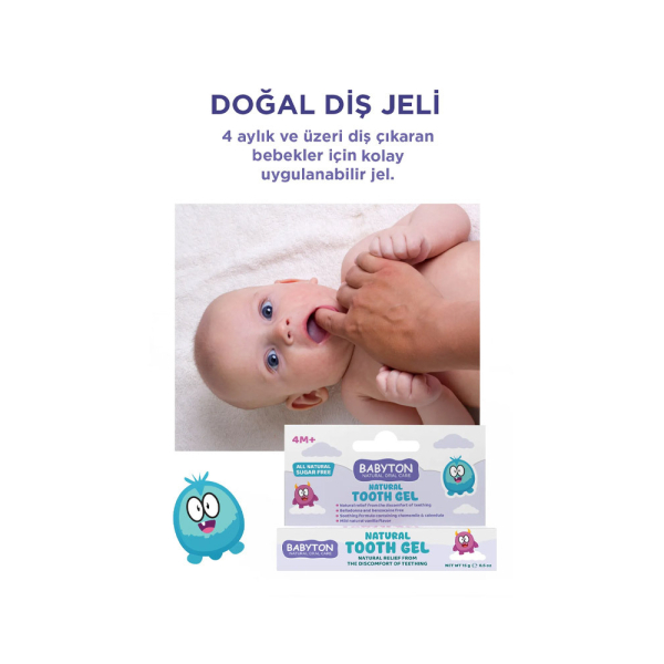 Babyton Natural Tooth Gel Bebekler İçin Doğal Diş Jeli 5 gr - 2
