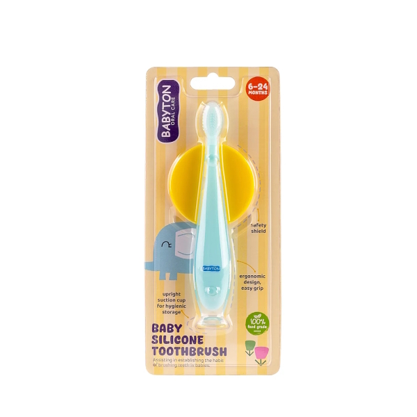 Babyton Oral Care Silikon Diş Fırçası 6-24 Ay - 1