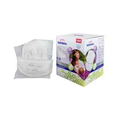 Bambino 3D Göğüs Pedi Gece&Gündüz Ultra Kuru 30 Adet - Bambino