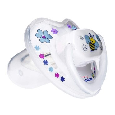Bambino Damaklı Kapaklı Emzik 18+ Ay - Mavi - Arı - Bambino