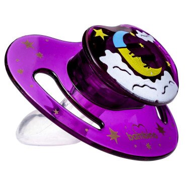 Bambino Damaklı Uyku Emziği 6-18 Ay - Mor Ay Dede - Bambino