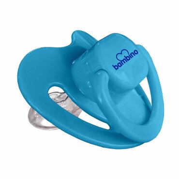 Bambino Renkli Damaklı Emzik 6-18 Ay - Mavi - Bambino