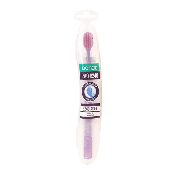 Banat Pro 6240 Ultra Yumuşak Muhafaza Kutulu Diş Fırçası - 1