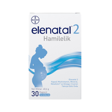Bayer Elenatal 2 Hamilelik Takviye Edici Gıda 30 Tablet - Bayer