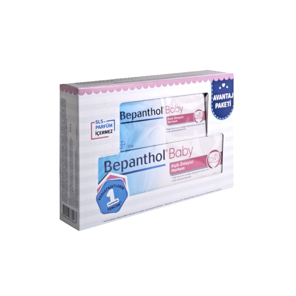 Bepanthol Baby Pişik Önleyici Merhem 50g + Pişik Önleyici Merhem 100g Avantajlı Paket - 1