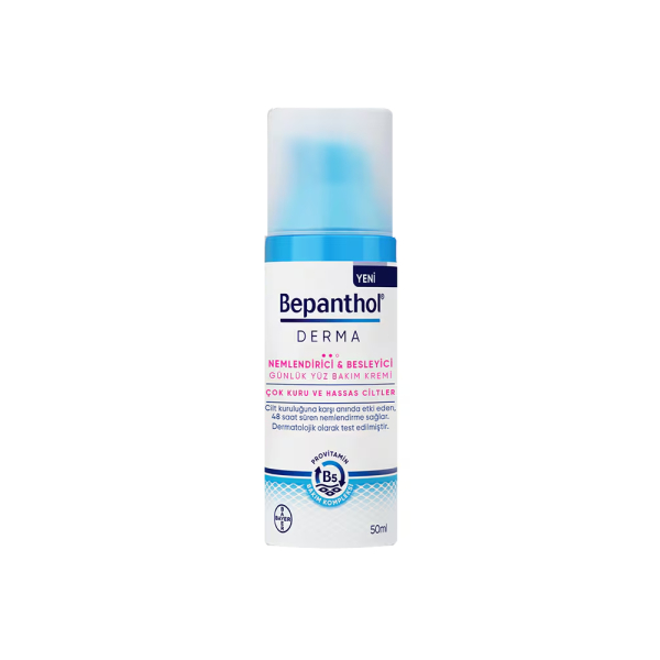 Bepanthol Derma Nemlendirici & Besleyici Günlük Yüz Bakım Kremi 50 ml - 1