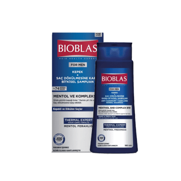 Bioblas For Men Kepek ve Saç Dökülmesine Karşı Şampuan 360ml Mentol ve Kompleks B19 - Bioblas