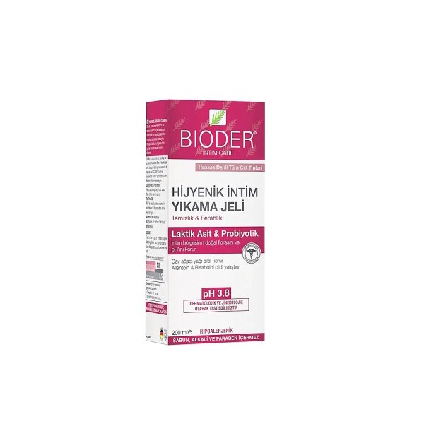 Bioder Hijyenik İntim Yıkama Jeli 200ml - 1