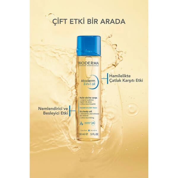 Bioderma Atoderm 2 in 1 Body Oil Nemlendirici Kuru Yağ 150 ml - 6