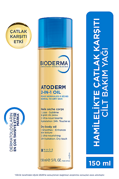 Bioderma Atoderm 2-in-1 Body Oil - Nemlendirici Kuru Yağ 150 ml - 2