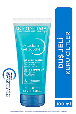 Bioderma Atoderm Shower Gel Kuru ve Hassas Ciltler İçin Duş Jeli 100 ml - Bioderma (1)