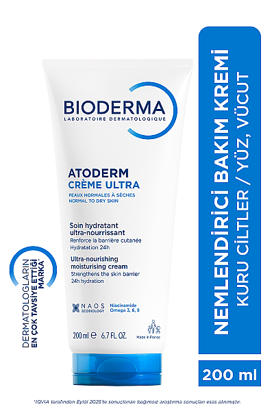 Bioderma Atoderm Cream Ultra Nemlendirici Krem 200 ml PUANSIZDIR - 2