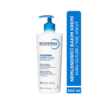 Bioderma Atoderm Cream Ultra Nemlendirici Krem 500 ml PUANSIZDIR - Bioderma (1)