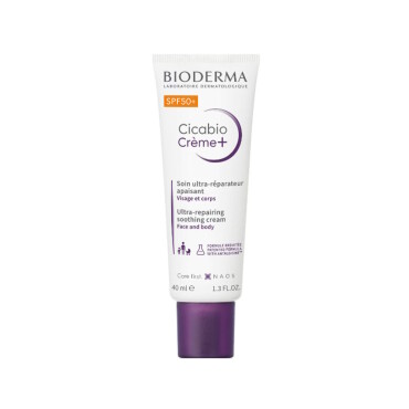 Bioderma Cicabio Cream+ SPF50+ Güneş Koruyucu İçeren Yatıştırıcı Bakım Kremi 40 ml - 1