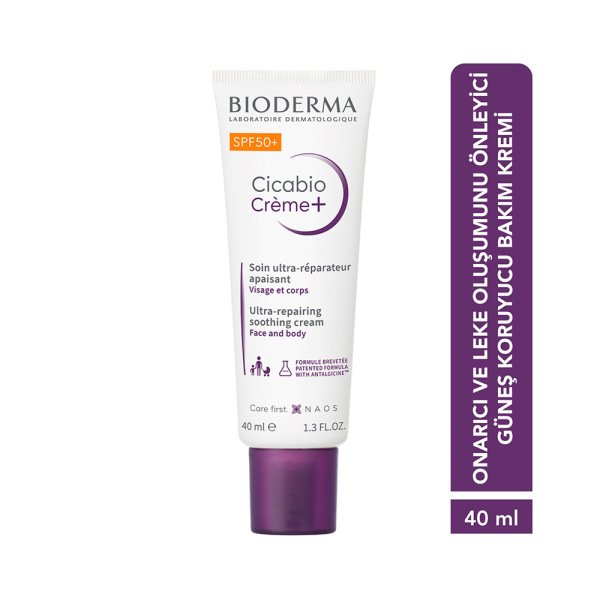 Bioderma Cicabio Cream+ SPF50+ Güneş Koruyucu İçeren Yatıştırıcı Bakım Kremi 40 ml - 2