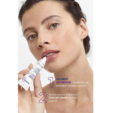 Bioderma Cicabio Lip Repair 10 ml Onarıcı Etkili Dudak Bakım Kremi - 7