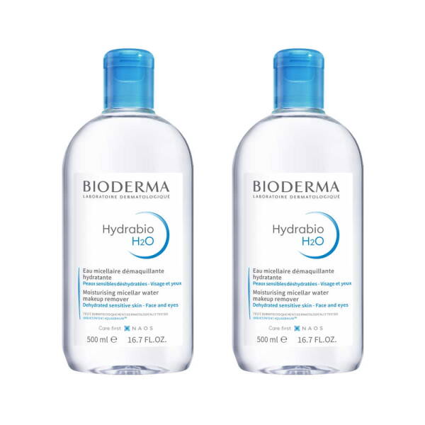 Bioderma Hydrabio H2O Temizleme Suyu 2x500 ml İkiz Set - 1