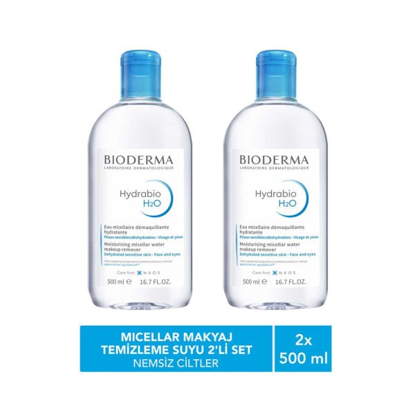 Bioderma Hydrabio H2O Temizleme Suyu 2x500 ml İkiz Set - 2