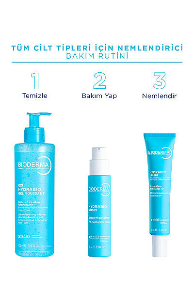 Bioderma Hydrabio Hyaluronik Asit & Niacinamide İçeren Su Bazlı Nemlendirici Serum 40 ml - 3