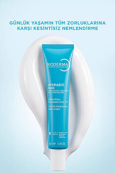 Bioderma Hydrabio Rich Kuru Ciltler için Su Bazlı Nemlendirici Yüz Bakım Kremi 40 ml - 3