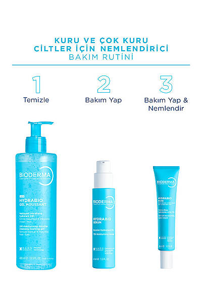 Bioderma Hydrabio Rich Kuru Ciltler için Su Bazlı Nemlendirici Yüz Bakım Kremi 40 ml - 4