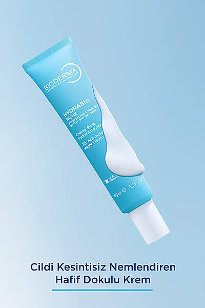 Bioderma Hydrabio Rich Kuru Ciltler için Su Bazlı Nemlendirici Yüz Bakım Kremi 40 ml - 6