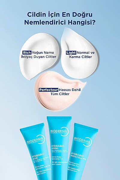 Bioderma Hydrabio Rich Kuru Ciltler için Su Bazlı Nemlendirici Yüz Bakım Kremi 40 ml - 8