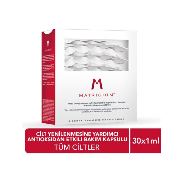 Bioderma Matricium Cilt Yenileyici Bakım Kapsülü 30x1 ml PUANSIZDIR - Bioderma