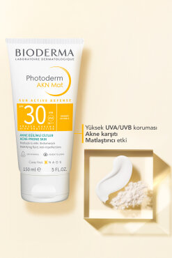 Bioderma Photoderm AKN Mat SPF30 Güneş Koruyucu Krem 150 ml - 6