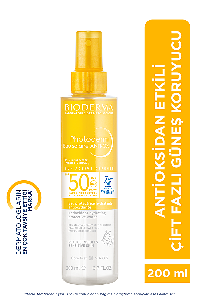 Bioderma Photoderm Anti-Ox SPF50 Sun Protective Water Güneş Koruyucu 200 ml - 2