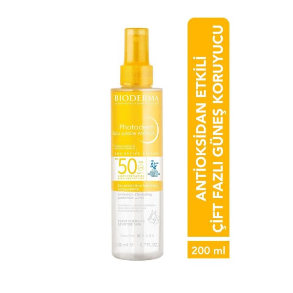 Bioderma Photoderm Anti-Ox SPF50 Sun Protective Water Güneş Koruyucu 200 ml - 2