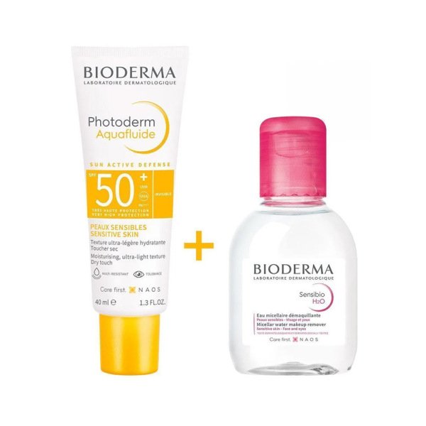 Bioderma Photoderm Aquafluide Güneş Koruyucu + H2O Temizleme Suyu 100 ml Set - 1