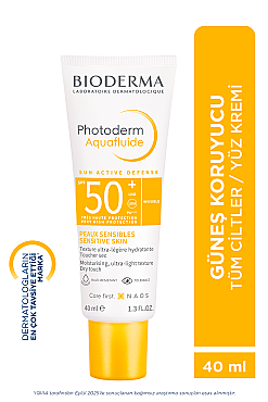 Bioderma Photoderm Aquafluide Renksiz Güneş Koruyucu SPF50+ 40 ml - Bioderma (1)