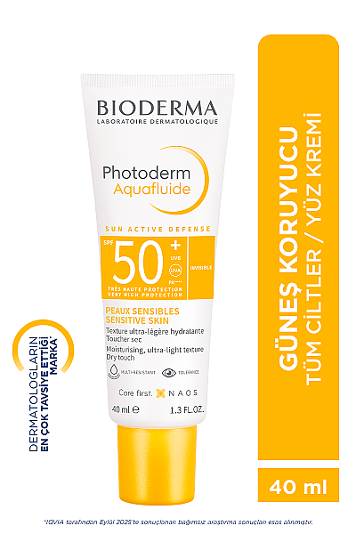 Bioderma Photoderm Aquafluide Renksiz Güneş Koruyucu SPF50+ 40 ml - 2