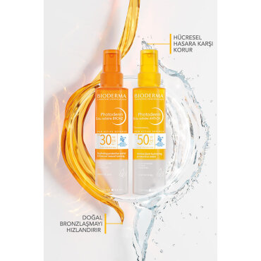 Bioderma Photoderm Bronz Sun Protective Water Güneş Koruyucu SPF30 200 ml - 6