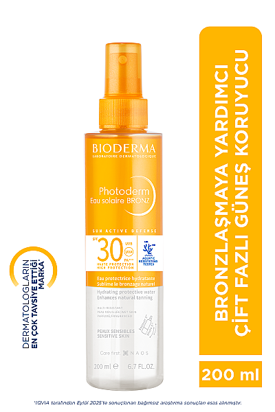 Bioderma Photoderm Bronz Sun Protective Water Güneş Koruyucu SPF30 200 ml - 2