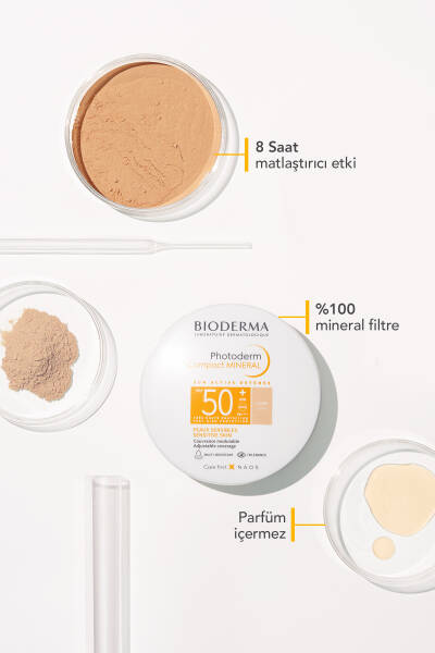 Bioderma Photoderm Compact Light Mineral Güneş Koruyucu Kompakt Pudra SPF50+ 10 gr - 6