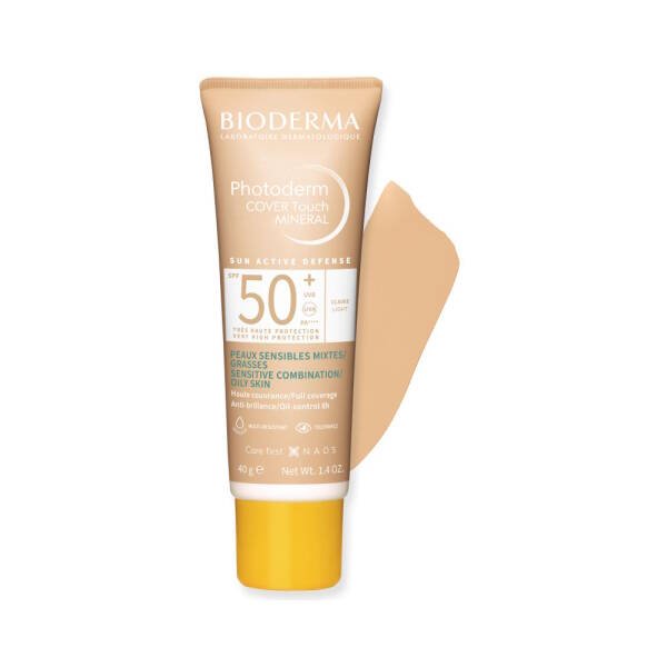 Bioderma Photoderm Cover Kapatıcı Güneş Koruyucu Krem Light SPF50+ 40 gr - 1